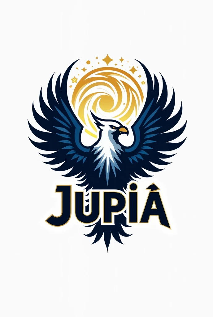 Create a logo for a football team with the project name Jupiá