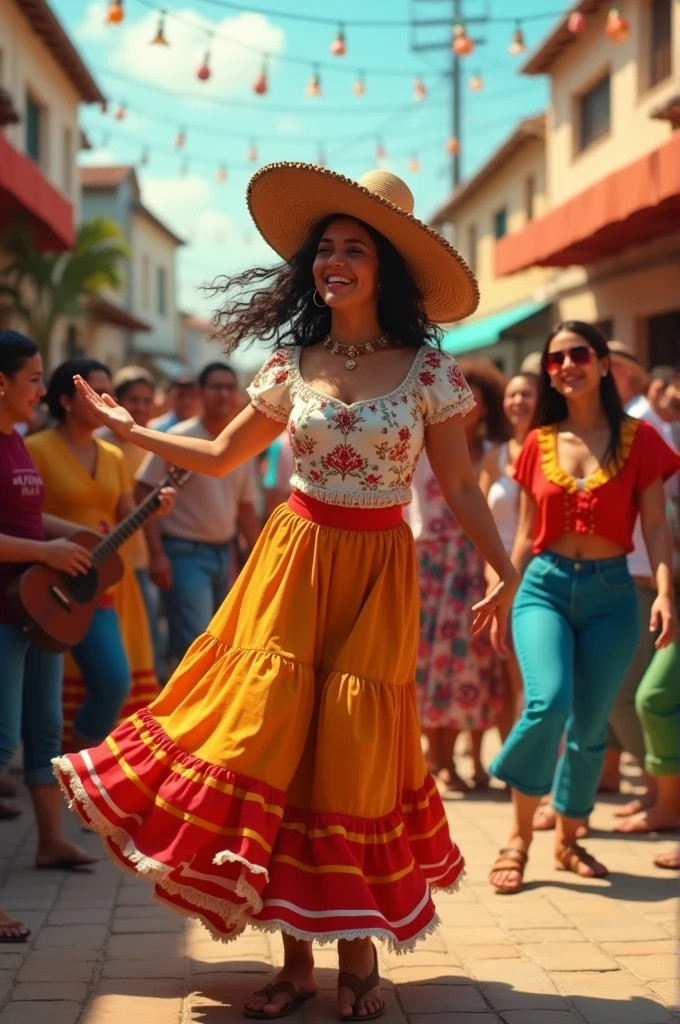 Create the lyrics of a cumbia