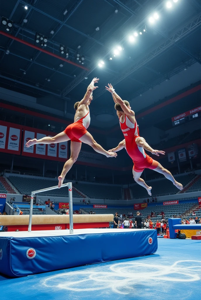 men's artistic gymnastics training gym Farmasi Arena