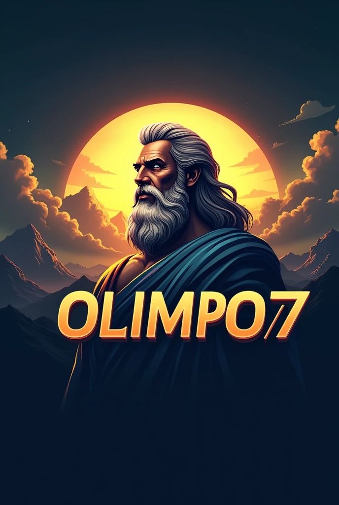 Generate a logo for my casino with the “olimpo777” template, make it look like something innovative