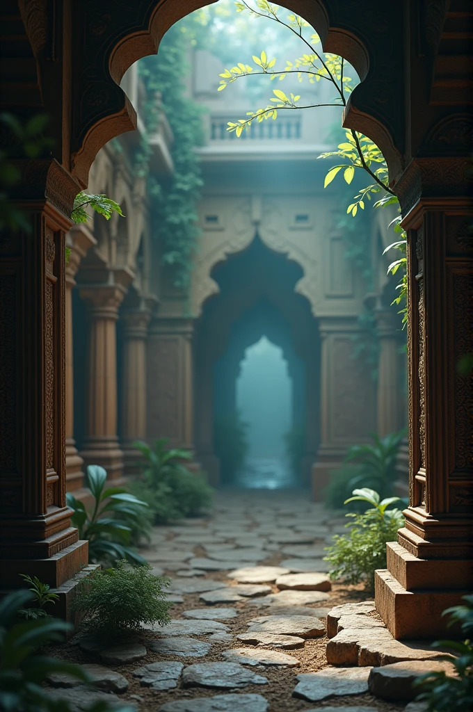 Idian based background it's not at all visible but can see a little bit of details