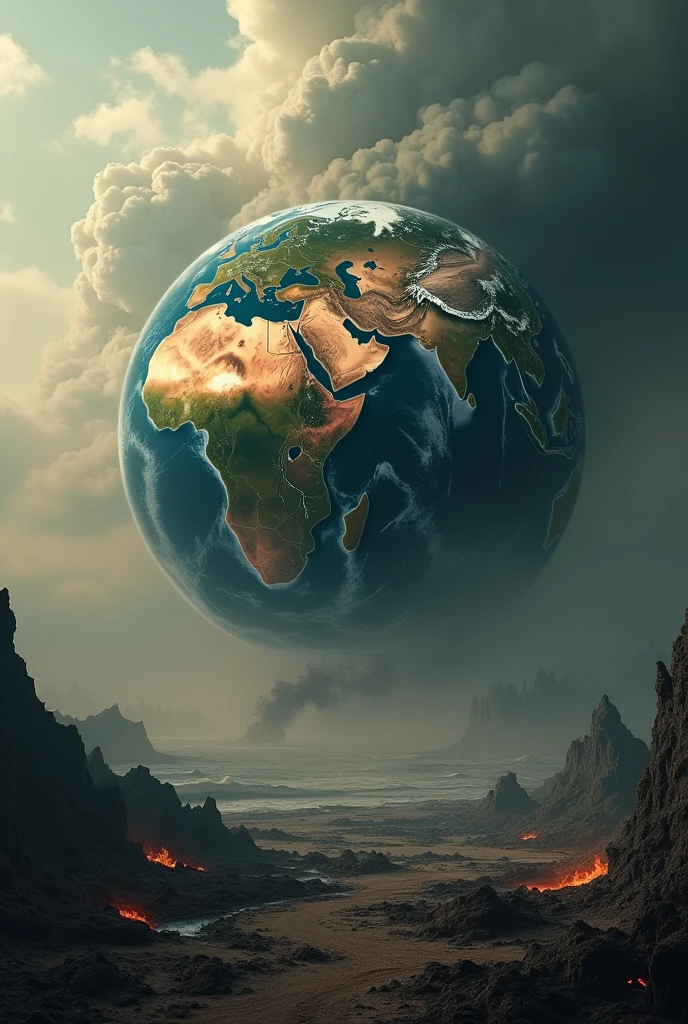 Global warming, global earth,disaster