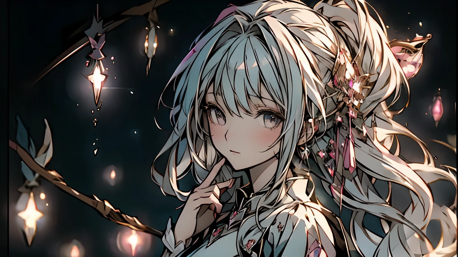 K HD,Anime girl with wand and star wand in hand., portrait of magical girl, sparkling magical girl, magical , card captor sakura, Pin on anime, clean and meticulous anime art, magical girl anime mahou shojo, Beautiful anime art style, cute anime girl portraits, carrying a magical staff, Arte Zerochan, lovely art style, This is astral, Soft anime illustration