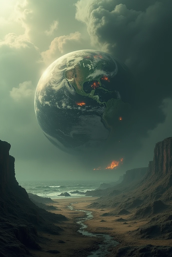 Global warming, global earth,disaster