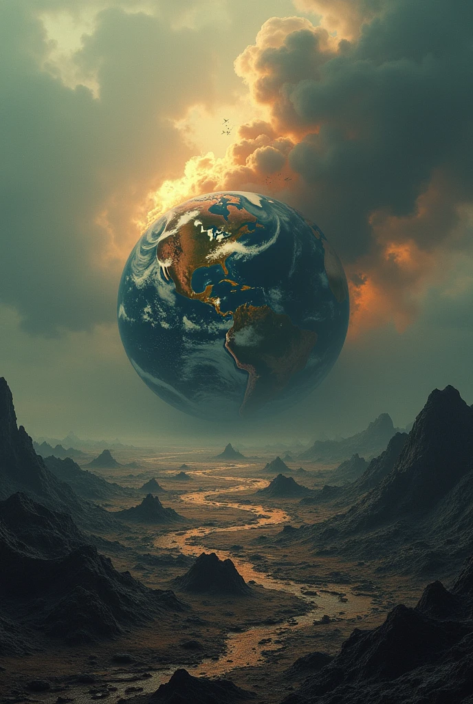 Global warming, global earth,disaster