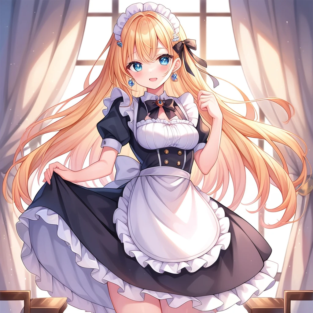 score_9, score_8_superior, score_7_superior (score_9:0.9),score_8_superior,score_7_superior,Anime Style,evaluation_Safety,(PDXL),Maid&#39;s Headdress,lira,Maid clothes,One person,alone,View your viewers,Elf Ears,Medium chest,Black Hair,robot,