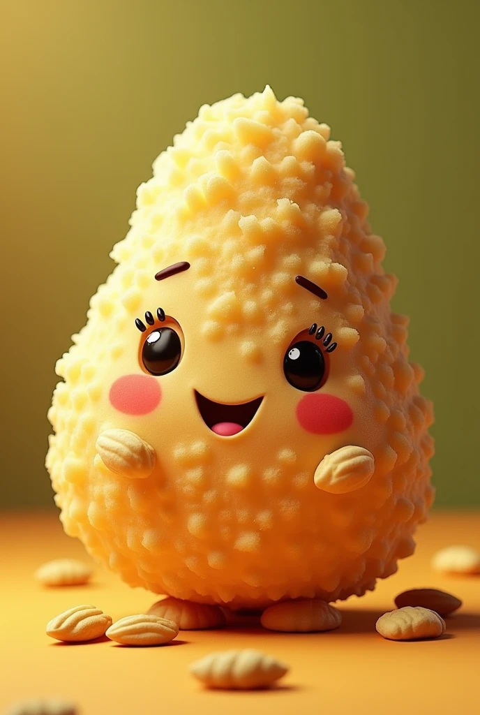 A cute and smiling paçoca