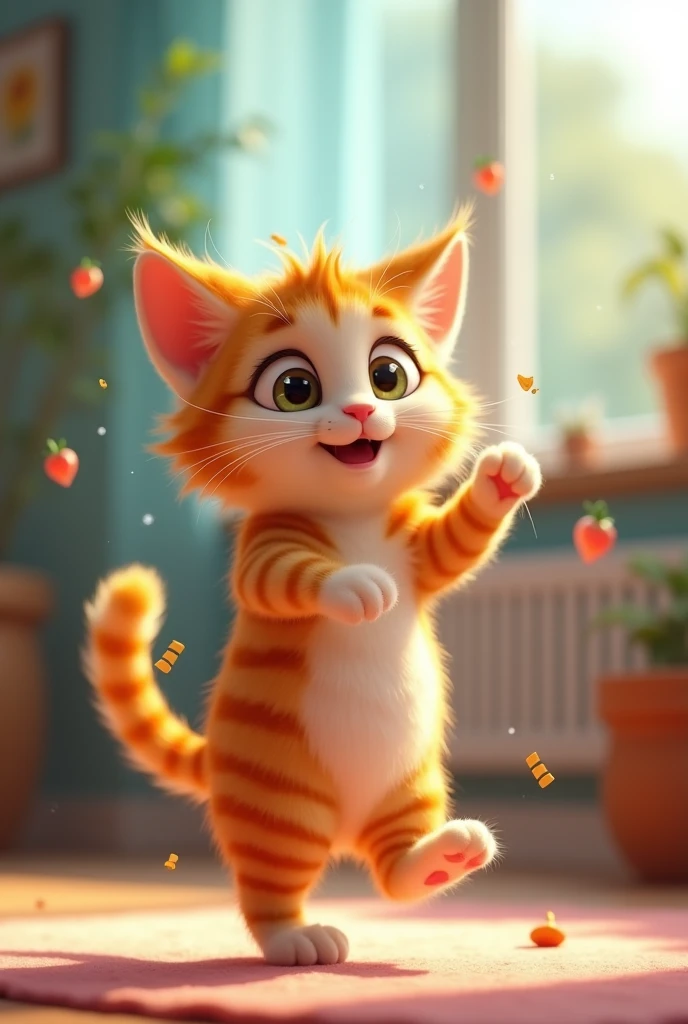 Cute cat dance video