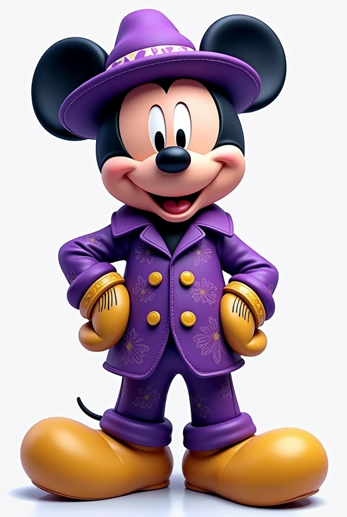 mickey com roupa roxa