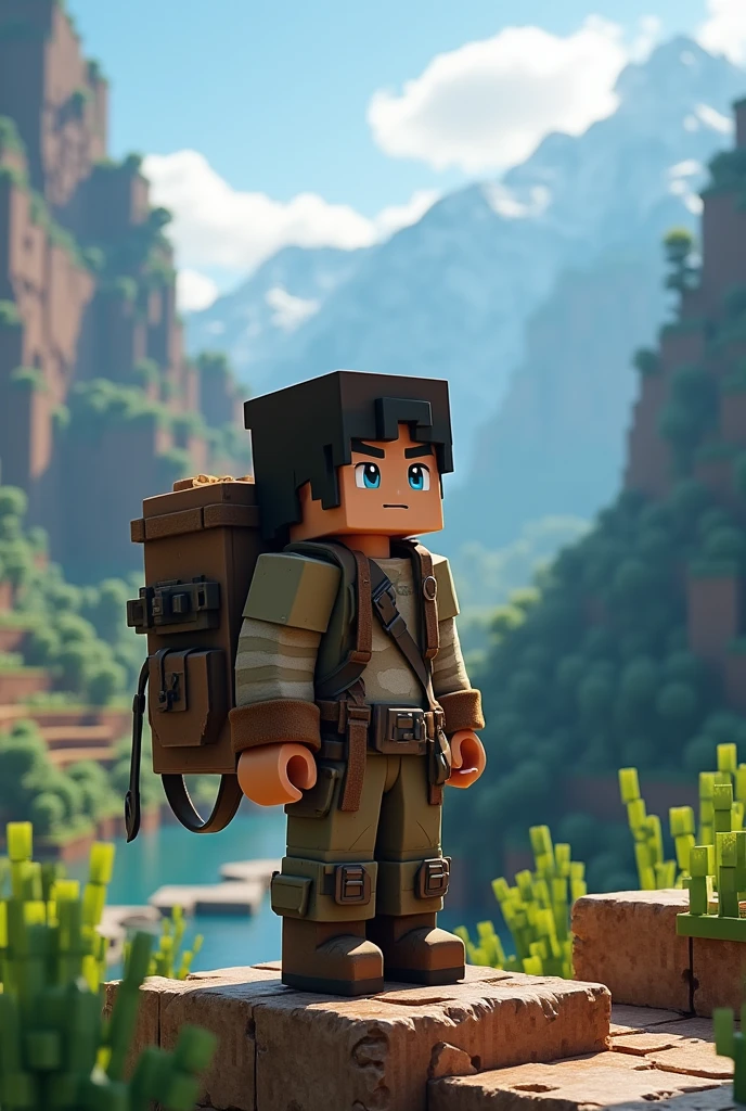 Minecraft survival imagem sem mochila