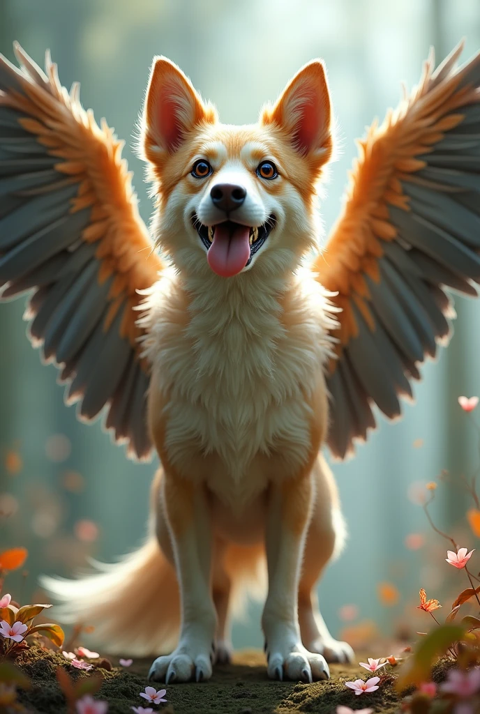 Bird with a dog face
