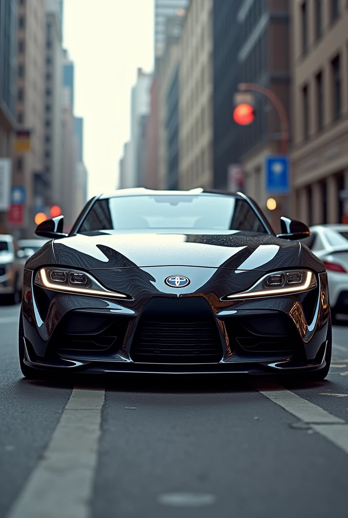 Toyota Supra seen wearing a BMW disguise