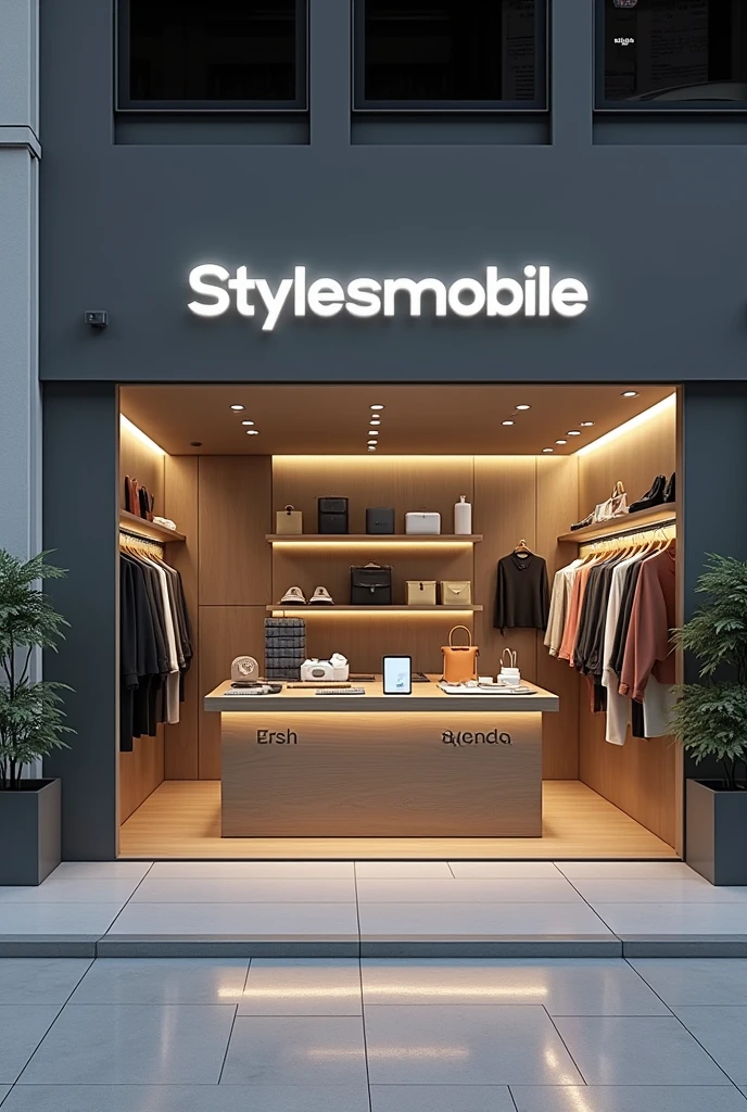 Image for a virtual mobile accessories store page… the name of the store is StylesMobile