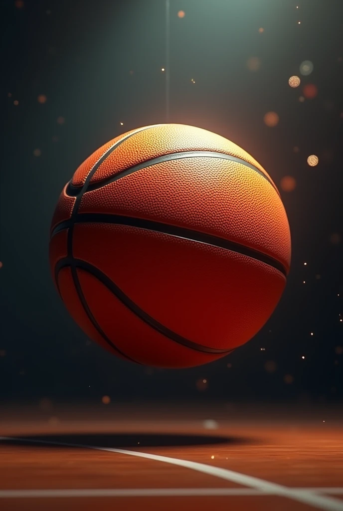 Create a basketball image to put as your profile picture on Tik Tok that is an eye-catching image