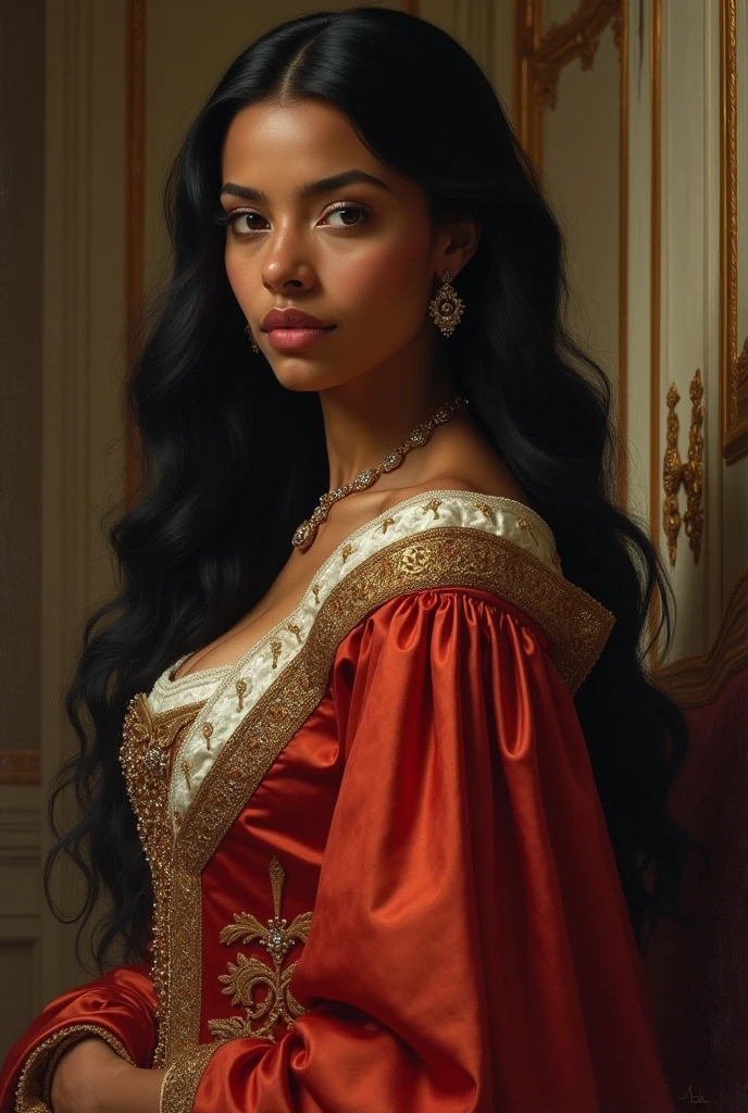 Duchess Beatrice of Avalon or as she is called Beatrice Eleanor Alberich, is a thoughtful and graceful woman and the only Duchess of Avalon. Many claim that she is very useful to Britain, since she has great political influence.
Beatrice has black skin, and dark hair.