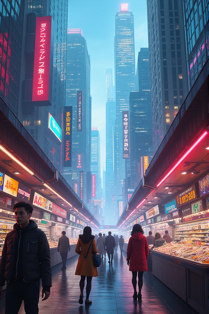 A digital market image