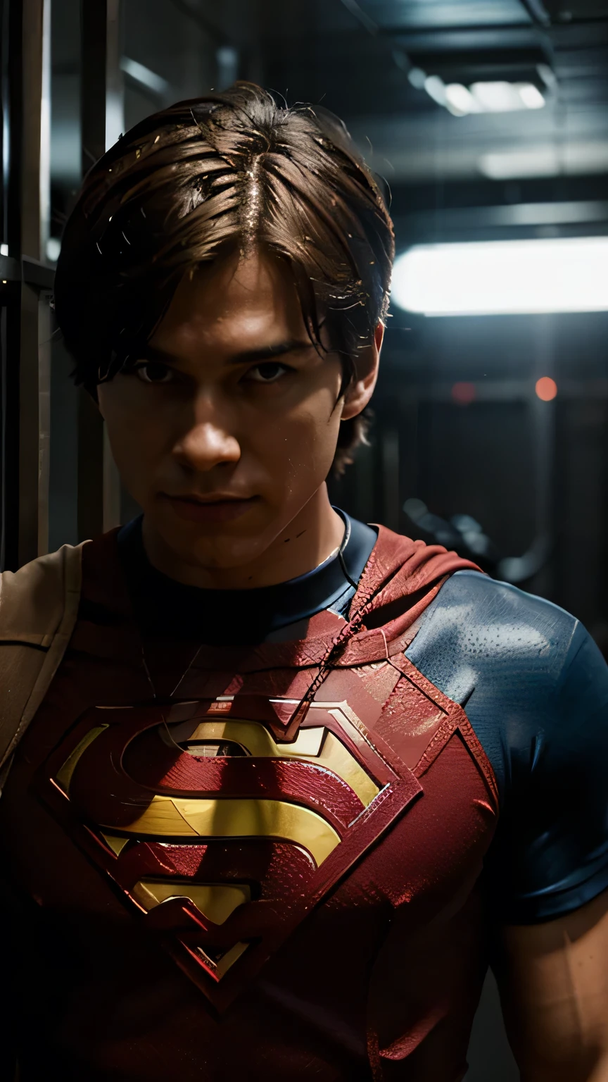 superhero boy in the month atmosphere july attractive ambient