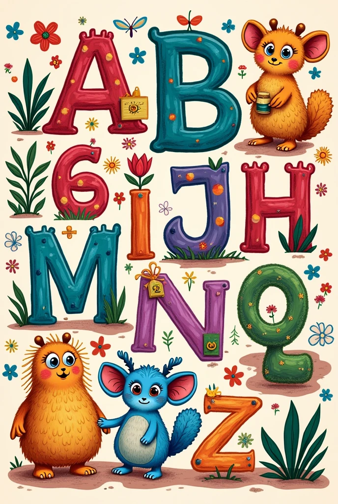 Alphabet Coloring Book Design