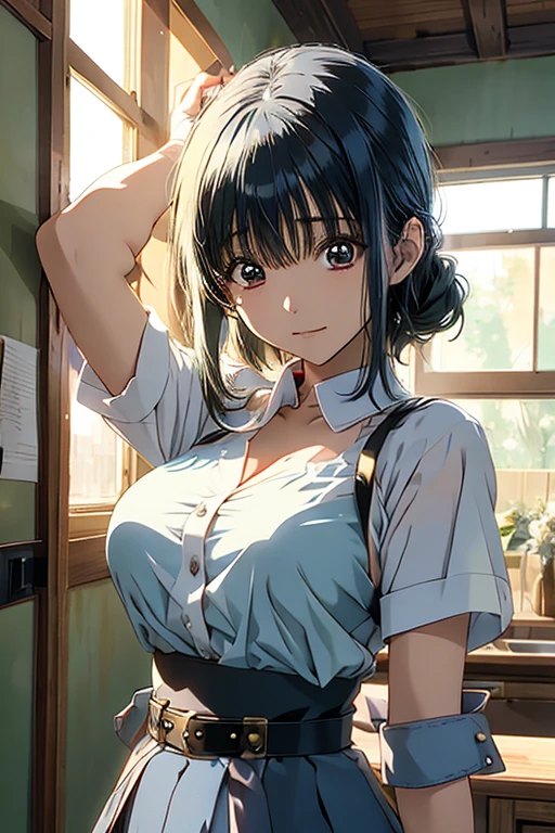 One person, Sheet, Metal collar, bondage, Torn Shirt, Blue Hair, Torn clothes, handcuffs, Locks, View your viewers, Cry with your eyes open,
Locked_superior, Lock, bound, Suppressed, cuffs, Outstretched arms, Are standing, whole body, from the front,
Dungeons, prison, Torture desk, torch, musical instrument, prisoner, Cum on body, Excessive anime style, Flat coloring, Cel Shading,