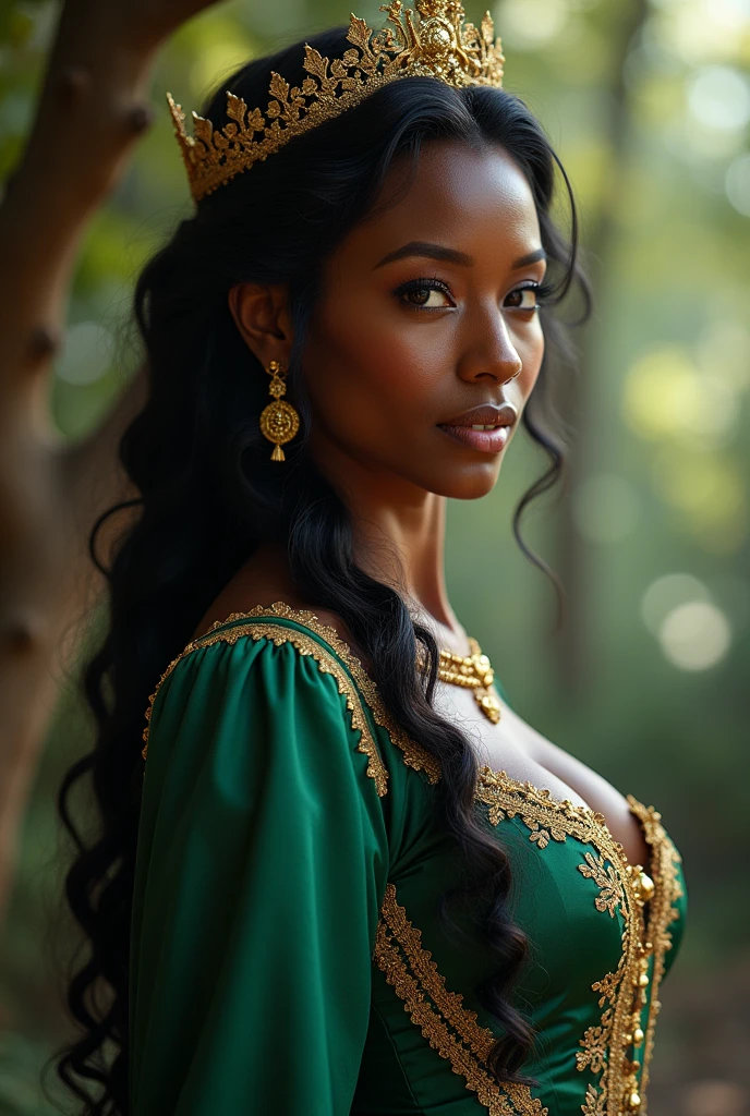 Duchess Beatrice of Avalon or as she is called Beatrice Eleanor Alberich, is a thoughtful and graceful woman and the only Duchess of Avalon. Many claim that she is very useful to Britain, since she has great political influence.
Beatrice has black skin, and dark hair, Their clothing is usually green or red dresses.