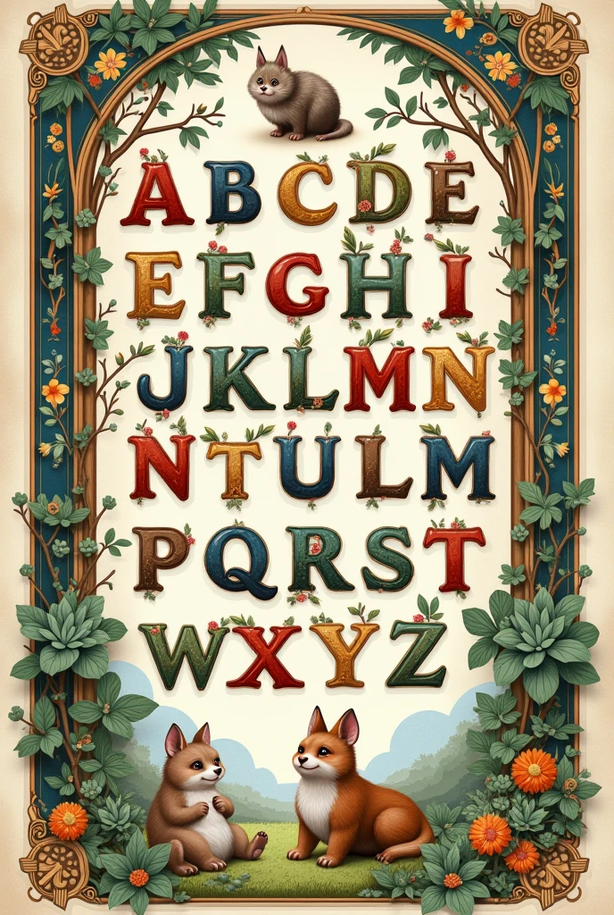 Drawing book whole alphabet