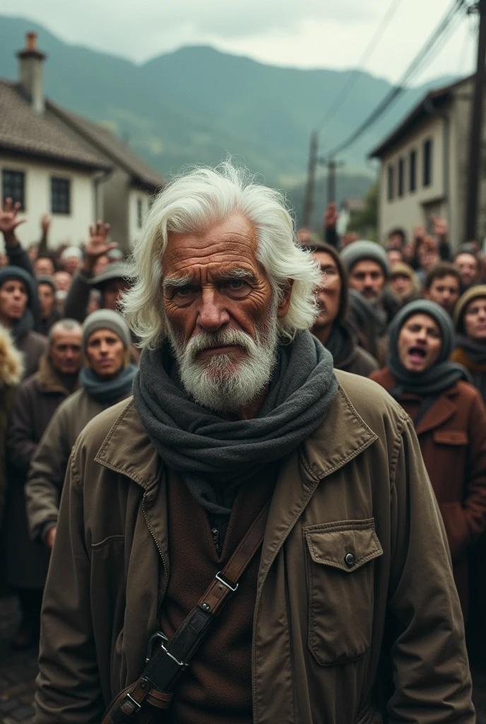 Make an old man return to his village , Now make the people come together to fight for their rights.