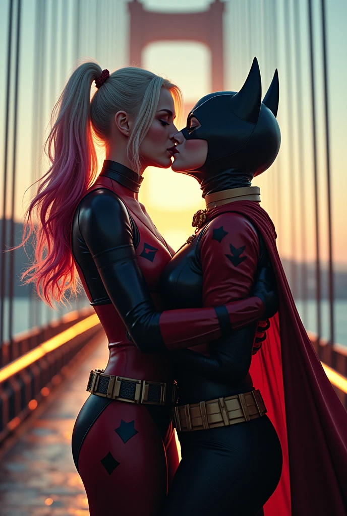 Haley Quinn and Barbara Gordon Holding Hands