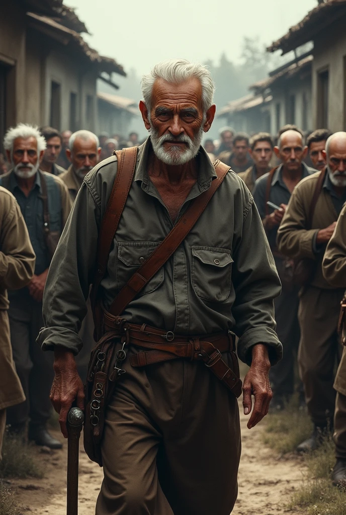 Make an old man return to his village , Now make the people come together to fight for their rights again