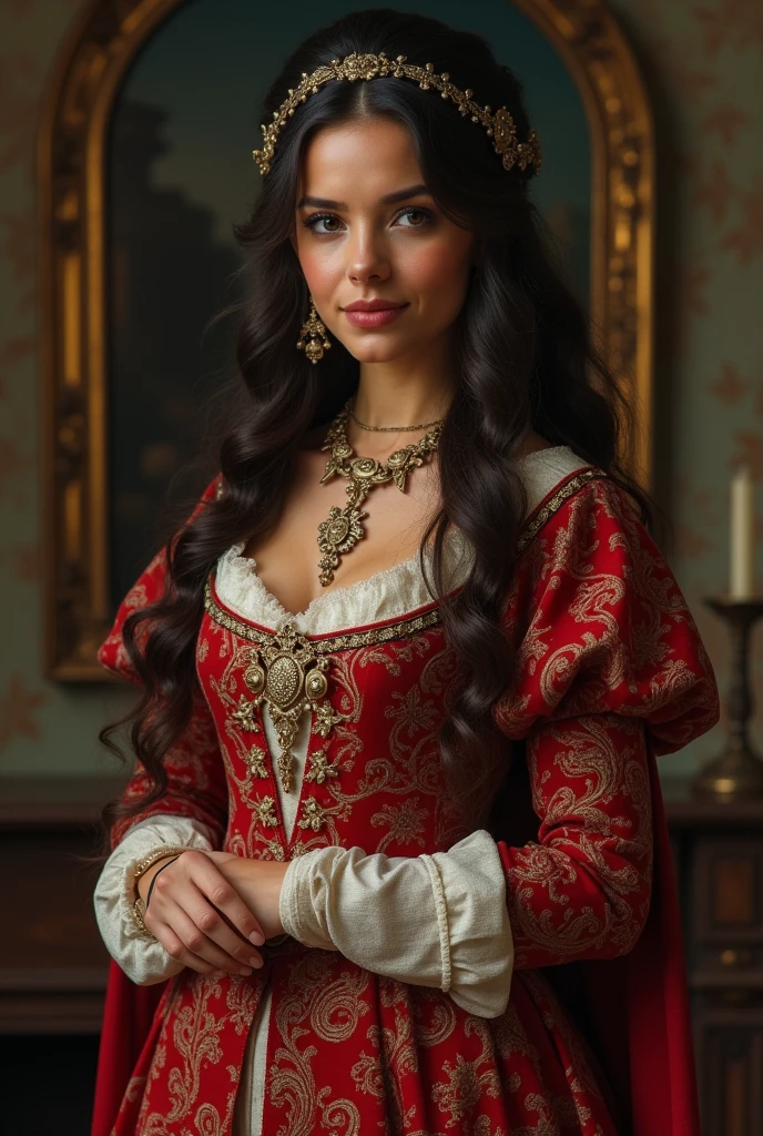 Duchess Beatrice of Avalon or as she is called Beatrice Eleanor Alberich, is a thoughtful and graceful woman and the only Duchess of Avalon. Many claim that she is very useful to Britain, since she has great political influence.
Beatrice has brown skin/ brunette and dark hair, the duchess usually dresses to stand out with beautiful dresses.