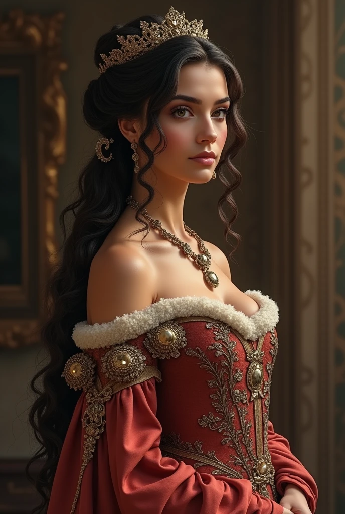 Duchess Beatrice of Avalon or as she is called Beatrice Eleanor Alberich, is a thoughtful and graceful woman and the only Duchess of Avalon. Many claim that she is very useful to Britain, since she has great political influence.
Beatrice has brown skin/ brunette and dark hair, the duchess usually dresses to stand out with beautiful dresses.