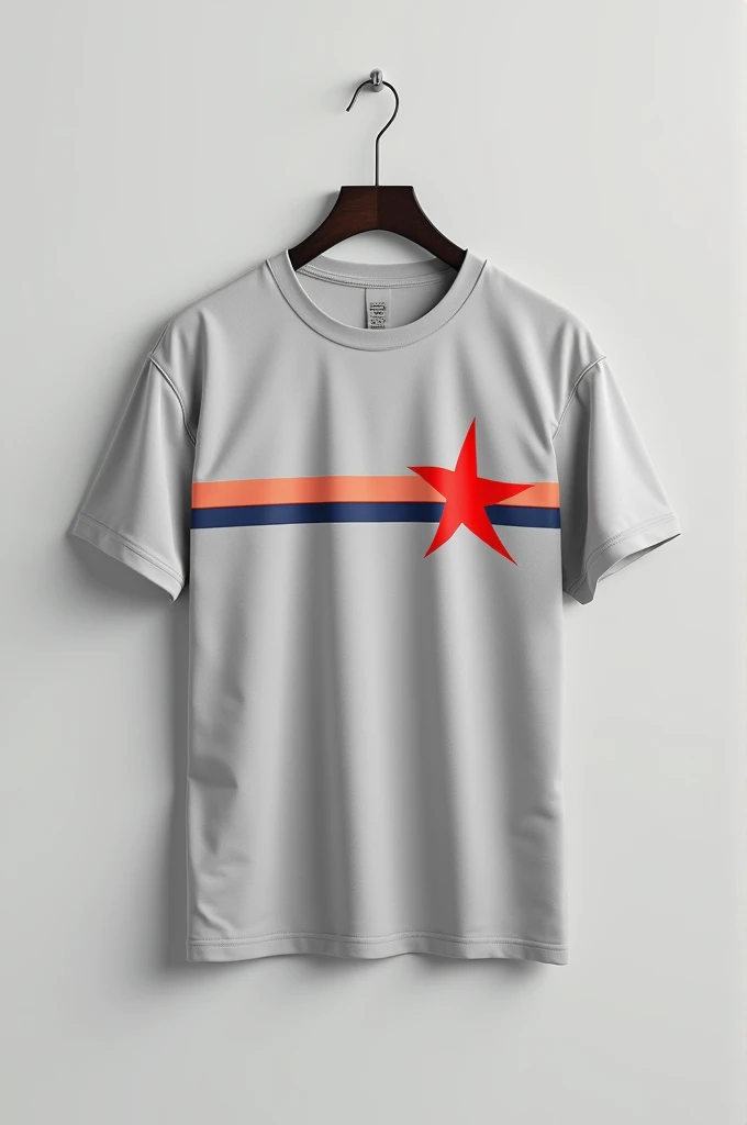 .
The main body of the shirt is gray, conveying a neutral and sober look. ray animal, which is the highlight, runs horizontally across the chest or vertically along the side of the shirt, adding an attractive visual contrast. With animal ray can be of a vibrant color, like red, blue or white, or even a variation of gray, creating an elegant effect. This banner is usually accompanied by details such as the class name., the year or the school symbol, which makes the shirt unique and personalized for the interclass event.