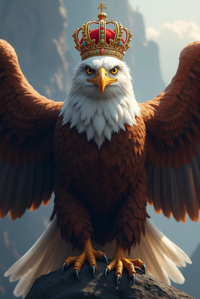 eagle with crown