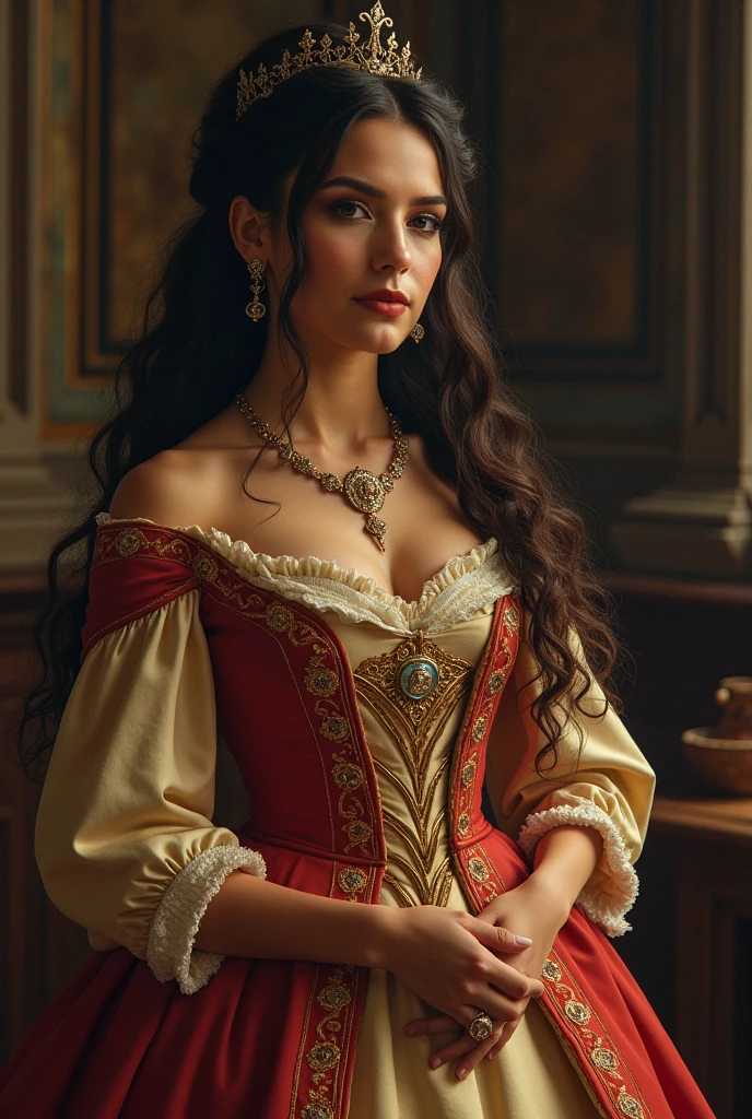 Duchess Beatrice of Avalon or as she is called Beatrice Eleanor Alberich, is a thoughtful and graceful woman and the only Duchess of Avalon. Many claim that she is very useful to Britain, since she has great political influence.
Beatrice has brown skin/ brunette and dark hair, the duchess usually dresses to stand out with beautiful dresses.