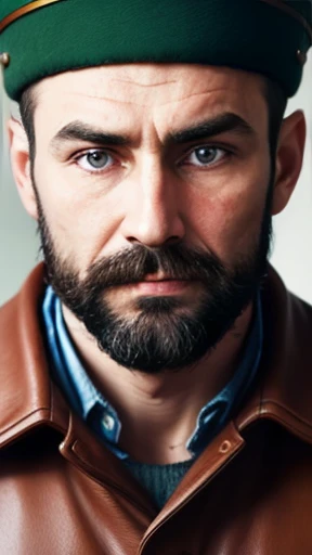 A Russian man focus on the face 