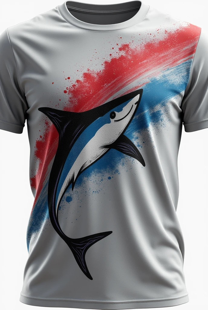 .
The main body of the shirt is gray, conveying a neutral and sober look. With the Animal Ray, which is the highlight, runs horizontally across the chest or vertically along the side of the shirt, adding an attractive visual contrast. With the ray animal it can be a vibrant color, like red, blue or white, or even a variation of gray, creating an elegant effect. This banner is usually accompanied by details such as the class name., the year or the school symbol, which makes the shirt unique and personalized for the interclass event.