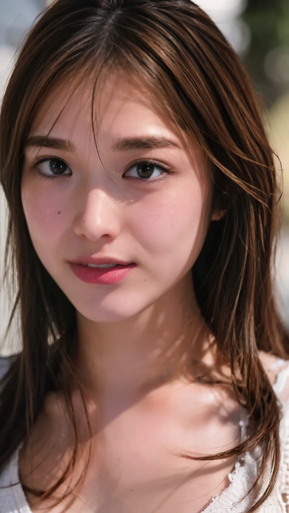 Everything modern:1.66, Cute Japanese Women Photos, smile:1.78, 20-year-old, Oil for straight, one-length hair＆Hair balm:1.55, (photo Realistic:1.4), (hyper Realistic:1.4), (Realistic:1.3), (Smoother lighting:1.05), (Improving the quality of cinema lighting:0.9), 32K, 1 person,20-year-oldの, Realistic lighting, Backlight, The light shines on your face, Ray Tracing, (Bright light:1.2), (Improvement of quality:1.4), (Highest quality Realistic textured skin:1.4), fine grain, Detailed face,(smile:0), (Emphasis on face close-up:1.3), (Enhances the beauty of skin texture:1.1),((Extremely precise and accurate anatomy:1.0)), (Enhances the beauty of skin texture:1.1), Clean and glowing skin, mesh, thin:1.2, (Realistic:1.3), Realisticなライティング, (Smoother lighting:1.05), 32K, One Japanese woman, fine grain, Detailed face, (Film Grain:1.1),(Accentuates body lines:1.1), High resolution, Natural look, Kind eyes, Improves hair quality, Delicate light and shadow, Transparent muscles, Graceful pose, Beautiful Eyes, Sharp details, Soft light reflection, Beautiful contours, Delicate skin tone, Fine hair texture,Cute Japanese Women Photos,