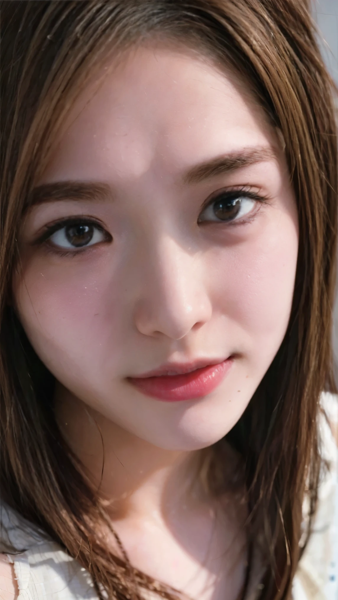 Everything modern:1.66, Cute Japanese Women Photos, smile:1.78, 20-year-old, Oil for straight, one-length hair&Hair balm:1.55, (photo Realistic:1.4), (hyper Realistic:1.4), (Realistic:1.3), (Smoother lighting:1.05), (Improving the quality of cinema lighting:0.9), 32K, 1 person,20-year-oldの, Realistic lighting, Backlight, The light shines on your face, Ray Tracing, (Bright light:1.2), (Improvement of quality:1.4), (Highest quality Realistic textured skin:1.4), fine grain, Detailed face,(smile:0), (Emphasis on face close-up:1.3), (Enhances the beauty of skin texture:1.1),((Extremely precise and accurate anatomy:1.0)), (Enhances the beauty of skin texture:1.1), Clean and glowing skin, mesh, thin:1.2, (Realistic:1.3), Realisticなライティング, (Smoother lighting:1.05), 32K, One Japanese woman, fine grain, Detailed face, (Film Grain:1.1),(Accentuates body lines:1.1), High resolution, Natural look, Kind eyes, Improves hair quality, Delicate light and shadow, Transparent muscles, Graceful pose, Beautiful Eyes, Sharp details, Soft light reflection, Beautiful contours, Delicate skin tone, Fine hair texture,Cute Japanese Women Photos,