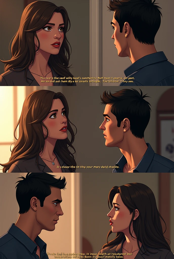 Marta decides to talk to Dani about how his comments affect her. She explains that mutual respect is essential in any relationship., and that Dani has crossed a line. Dani, surprised and embarrassed, listen carefully.