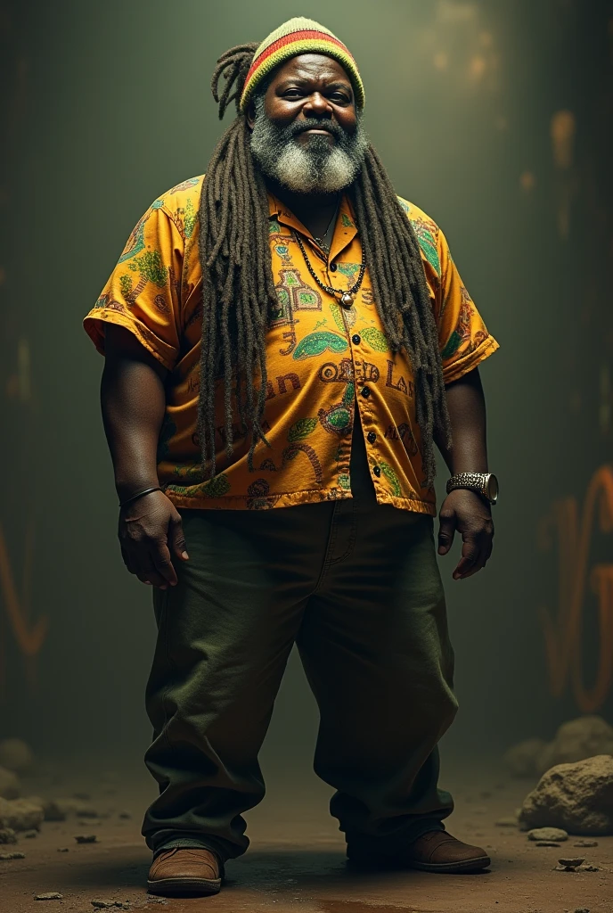 Rastafarian pothead candidate, very fat and black. With number 20007