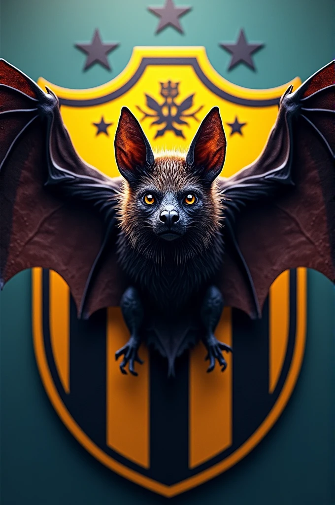 Bat hanging with Botafogo's shield