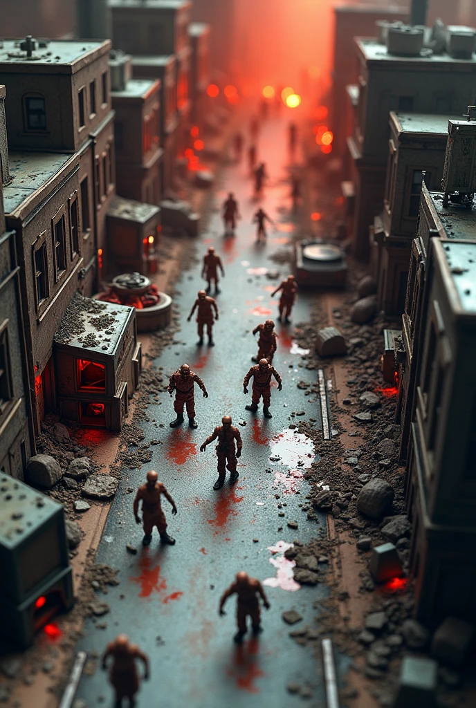 board of a zombie board game