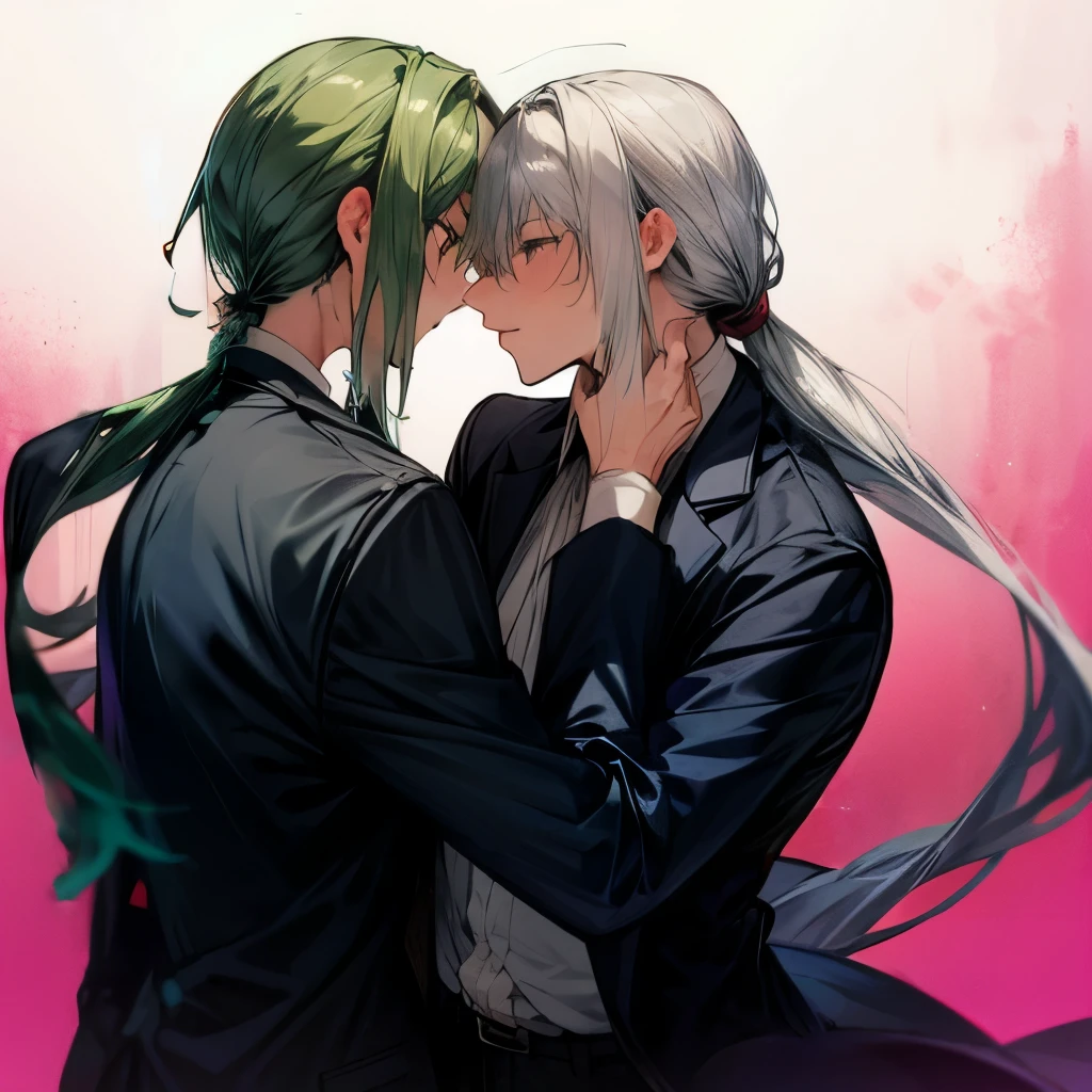 Intake, Gray Hair, ponytail, Long Hair,