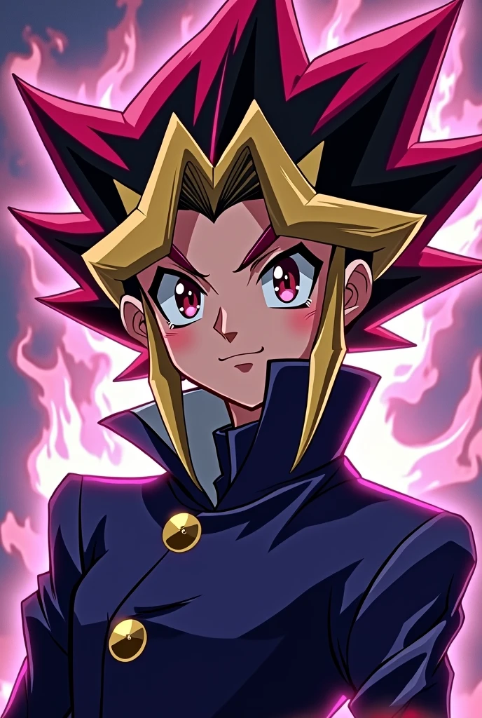 create a realistic image of the Yugi character from the Yu gi oh animation