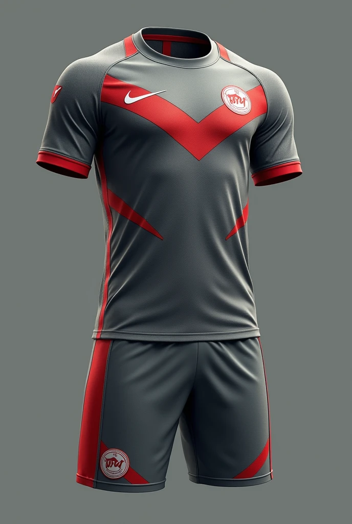 UNIÃO MVF grey football uniform