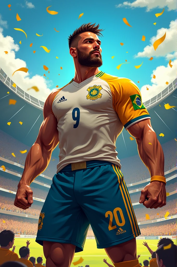 I created an art symbolizing Vasco as the champion of the 2024 Brazil Cup