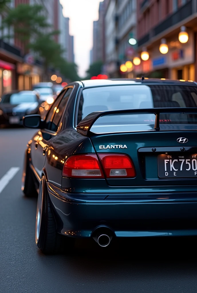 Hyundai Elantra 1994 with spoiler