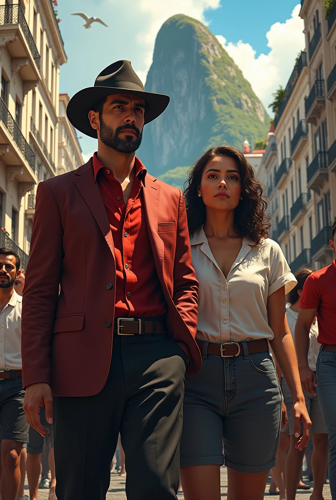 Luis Carlos Prestes and Olga Benario in Rio de Janeiro