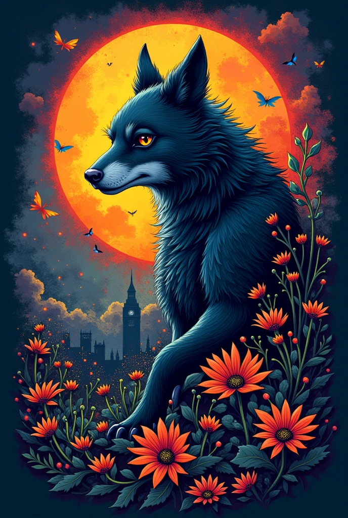 I want to create a t-shirt with the print sent
