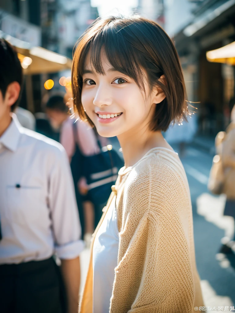 Highest quality、masterpiece、超High resolution、Depth of written boundary、(Photorealistic:1.4)、(Award-winning photo、信じられないほどのmasterpiece:1.3) 、RAW Photos、Golden Ratio、Highly detailed CG Unity 8k wallpaper、Detailed and complex、original、High resolution、Raw photo、(Perfect figure)、Detailed and complex、Digital SLR、Soft Lighting、(Blur background people:1.1)、Sigma 85mm F/1.4、50mm Lenac Lighting、Hmph、Ultra-realistic、Color Grade、Dynamic Pose、Portrait Break、 solo、short hair:1.4、and、Super Beauty、(Like the whole body:1.2)、Japanese Bodybian、solo)、Thigh Gap、Laughter:1.4、University、cute女子高生、shortcut、detailed and realistic、Skin Texture、(リアルな人間のSkin Texture)、Front View Viewer、Natural soft light、Daytime、in Street、Deep Shadow、cute、2. Break、 Street、Shisa、Okinawa、Naha、Kokusai Street、There are no people、