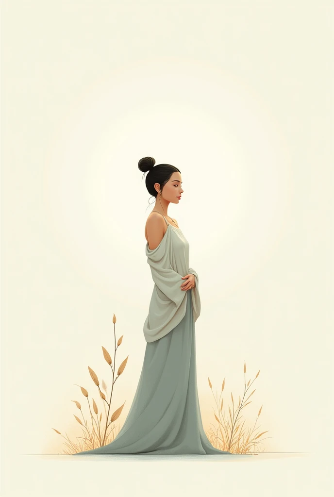 A drawing with the value of humility, make it easy and simple